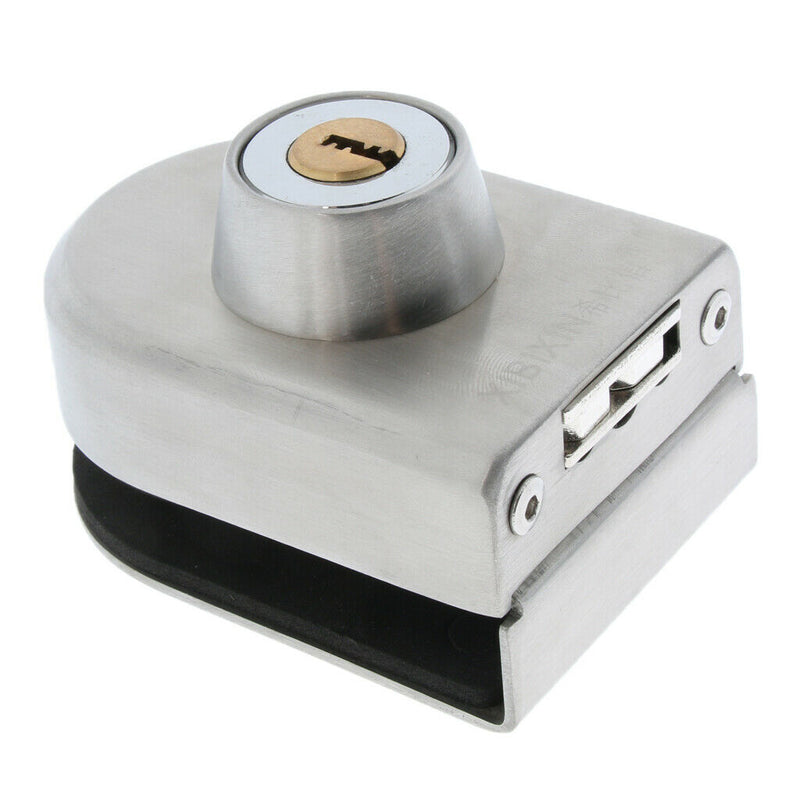 Stainless Steel Glass Door Lock Contemporary Door Lock With Keys