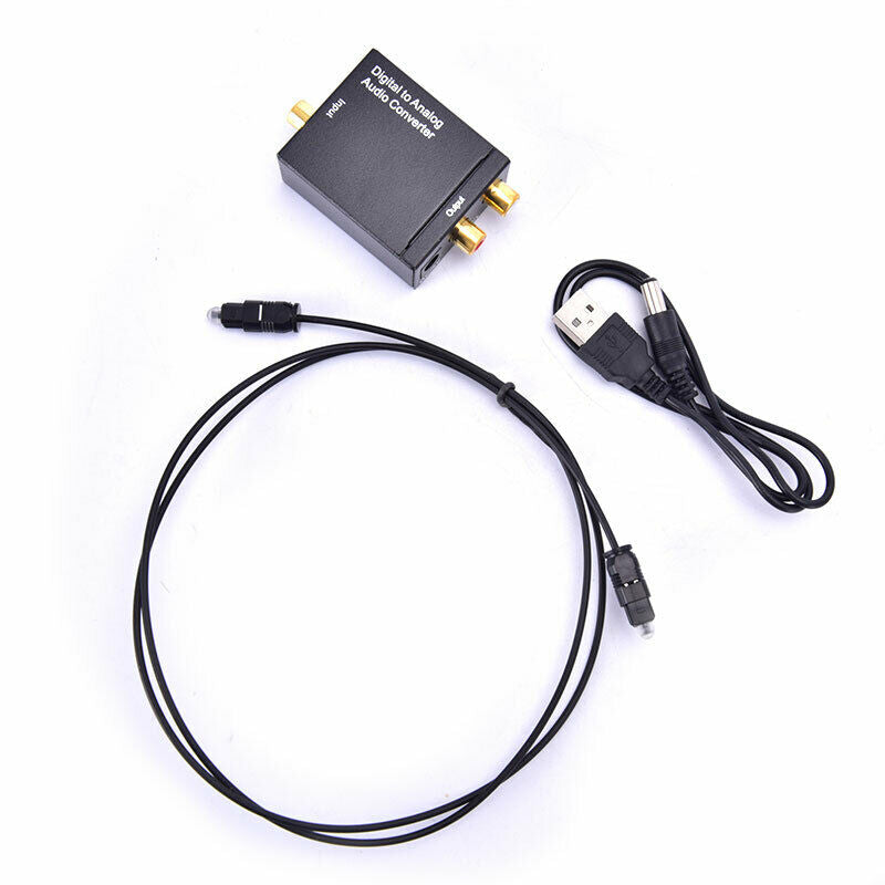 Digital Analog Audio Converter Optical Fiber Toslink Coaxial ATV DAC Amplifi Hn