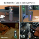 Humidifier, 230Ml Mini Usb Humidifier Cool Mist Humidifier 7 Color Led Ligh