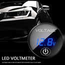 Car DC 5-48V Panel Voltmeter Touch Switch Battery Capacity Tester (Blue)