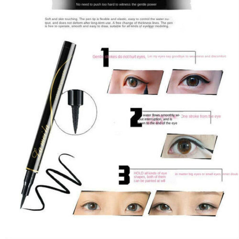 1PC Liquid Eye Liner Pen Pencil Black Waterproof Eyeliner Makeup Beauty Cosmetic