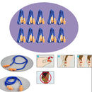10pc Soft Silicone Cord Ear Plugs Reusable Anti Noise Snore Earplugs Great Sleep