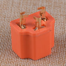 10Sets H4 9003 Ceramic Headlight Female Connectors Plugs Sockets w/ Pins  Car Hf