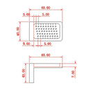 T-50 Measuring Tool Woodworking T-Type Scribe Mark Aluminum RulerHot Measur K6Q4