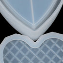 Heart-shaped Cut Section Mold DIY Crystal Epoxy Storage Box Mould Jewelry CSEAU