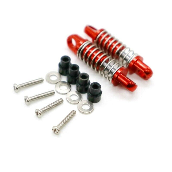 2Pcs 1/28 RC Aluminum Shock Absorbers for WLtoys RC Car K969 K989 K999 P929 A9Y5