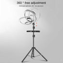 10" LED  Light with Remote Selfie Stick Tripod Stand Phone Clamp for Makeup