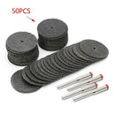 50 Pcs 1 1/4 Inch Cut Off Wheels Abrasive Cutting Tool Disc with 4 Mandrels V2M1