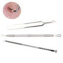 3Pcs Stainless Steel Facial Acne Spot Pimple Remover Extractor Tool Cleansers MO