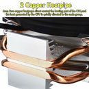 Quiet Fan 120mm LED RGB CPU Cooler  Sink for Intel Socket LGA 1156