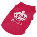 Winter Warm Pattern Dog Clothes Pet Clothing Pink L