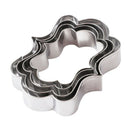 4pcs/set European Wedding Frame Cookie Cutters Biscuits Stainless Steel Too E7U8