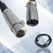 3-Pin XLR Male to Female miniphone Extension cable 2M