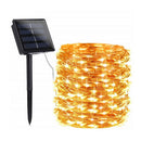 50 LED 5m Solar Copper Wire Lamp 8 Modes Decor String Light (Warm White) A