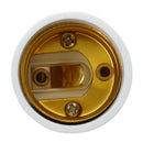 2 Packs White LED Light GU10 to E27 Plug Adapter Q4N9