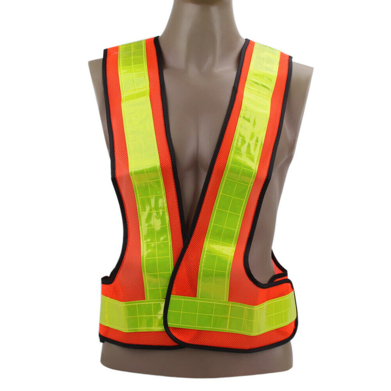 Multi Adjustable Outdoor Safety Visibility Reflective Vest Gear Stripes