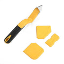 4pcs/set Caulking Grouting Sealant Silicone Finishing Cleaning Tool Kit