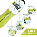 1X(Manual Can Opener Stainless Steel And Durable Sharp Edge Metal Blades He