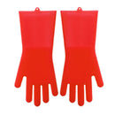 Magic Silicone Gloves 100% Food Grade Cleaning Dishwashing Brushs Heat Resi