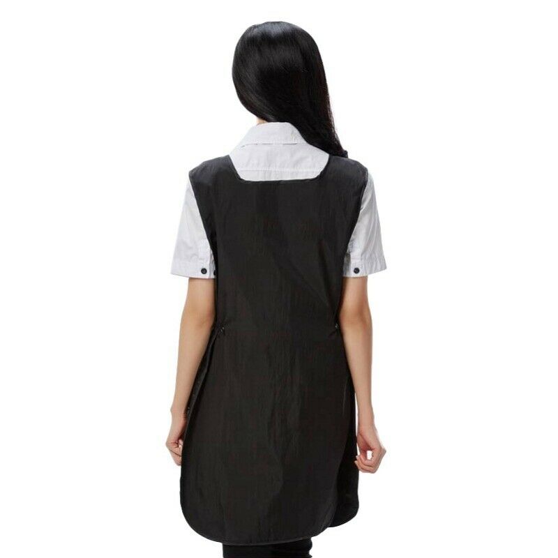 Red Women Salon Hairdressing Hair Cutting Apron Cape for Barber Hairstylist J8E9