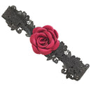 2pcs Wedding Garters Red Rose Lace Floral Sexy Garters Bride Bridal Leg Gart Kw