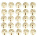 50pcs 20mm Natural Tree of Life Design Buttons Wooden Buttons for DIY Craft