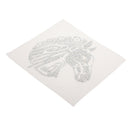Rhinestone Iron On Heat Transfer Hot Fix T-shirt Motif Horse Head Applique