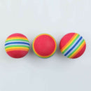 50pcs Golf Swing Training Aids Indoor Practice Sponge Foam Rainbow Balls