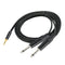 1/8" 3.5mm to Dual 6.35mm 1/4" Mono Jack Stereo Y-Splitter Headphone Audio tre