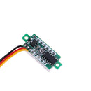 3-Wire mini DC 0-100V voltmeter LED panel 3-digital display voltage meter BX