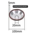 180 Grit Cutter Grinder for Carbide Metal Tool 100mm Diamond Grinding Whe XAL