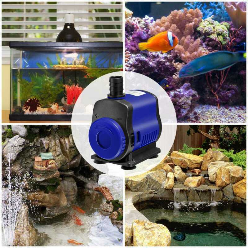 5W 500L/H Electric Submersible Water Pump Eco Aquarium Fish Tank Pond Fountain