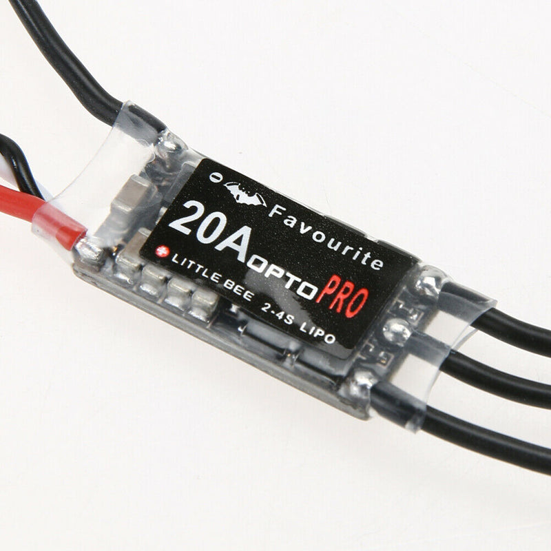 Little Bee Mini 20A 2-4S LiPo Battery OPTO PRO ESC Brushless For QAV250 Parts
