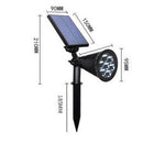 7 LED Solar Power Garden Lamp Spotlight Outdoor Lawn Landscape Lights A