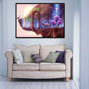 5D DIY Full Drill Diamond Painting Deer Cross Stitch Embroidery Home Decor