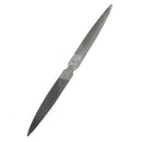 8 Inch Steel Double Ended Flat And Half Round Wax Carving File B4C7