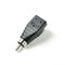Speaker Wire A/V Cable to Audio Male RCA Converter Adapter Jack Press Plug