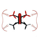 2PCS QR Propeller Bumper Guard For Parrot Bebop 2.0 Prop Protector Red