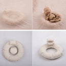 Newborn Photography Prop Baby Posing Pillow Photo Prop Pad Photoshoot Beige