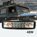 48W LED Work Light Bar Spot Lights for Driving Lamp Offroad Car Truck S XIE