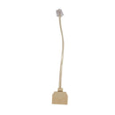 6P4C RJ11 Male to Female Two Way Telephone Splitter Converter Cable W8G7