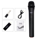 Wireless Microphone, VHF Wireless Handheld Mic System Set with Receiver, 260ft