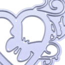2pcs Heart Butterfly Stencils Scrapbook Embossing DIY Cutting Die Card Gift A