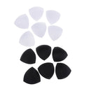 6 Pairs Triangle Sewing In Insert Foam Soft Cup Removable Padded White Black
