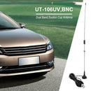 UT-106UV BNC Connector VHF/UHF Dual Band Suction Cup Antenna for Kenwood