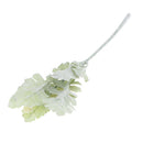 2x Artificial Focking Plants Senecio Leaves Bush Flower Bouquet Branch