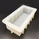Silicone Rectangle 1.2L Mould Loaf Soap Mold Toast Baking Tool DIY