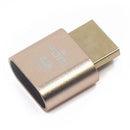 Portable HDMI Male Virtual Display Adapter 4K Video Emulator Dummy Plug