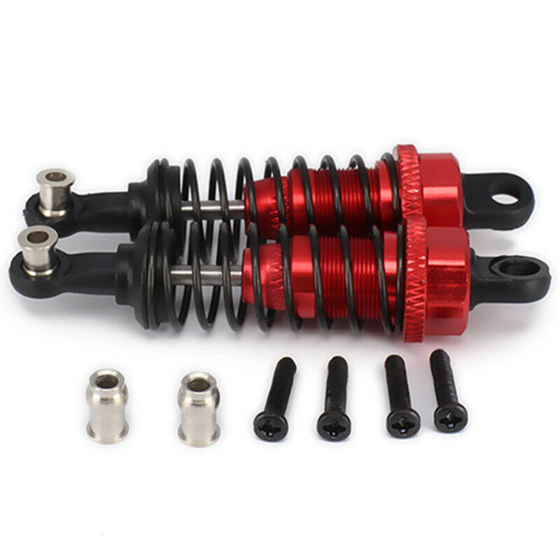 2 Pcs Oil Adjustable 65Mm Shock Absorber Damper for Rc Car 1/18 WLtoys A95d J6E9