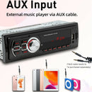 Car Stereo Audio MP3 Player Bluetooth TF Card U Disk AUX-In FM Radio Auto Remote